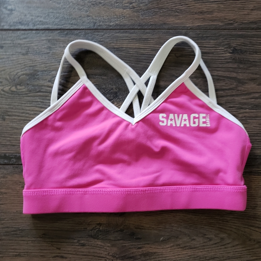Savage barbell sports bra